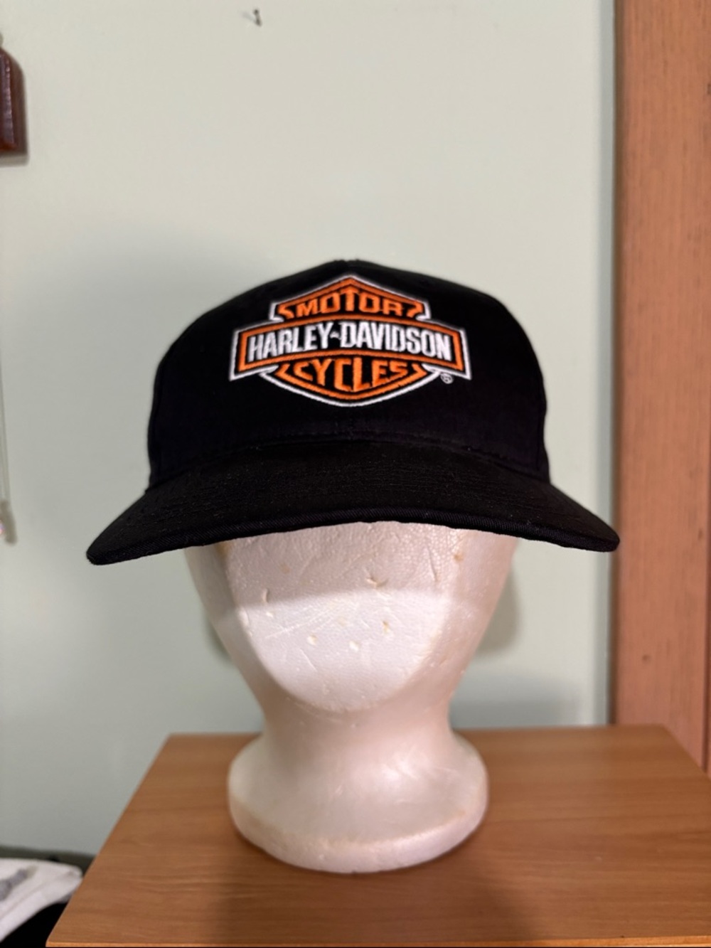 Harley -Davidson American Needle Black Baseball Cap Embroidered Patch adjustable - Picture 4 of 7